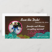 4x8 Verlobung Ankündigung Neon Spring Floral (Vorne/Hinten)