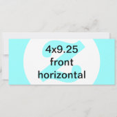 4x9,25 horizontale Einladung (Vorderseite)