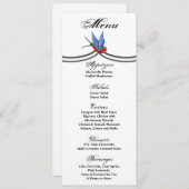 4x9.25 Karten mit traditionellem Vogelgrill (Vorne/Hinten)