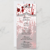 4x9.25 Menü Cards Spritzer Vampire Gothic Einladung (Vorderseite)