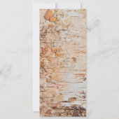 4x9.25 Menü Karten Landhausstil Holzbalken-Spitzen (Rückseite)