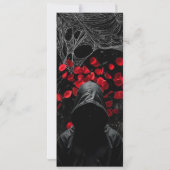 4x9.25 Menükarten, die Adeline Zade Meadows Za Einladung (Rückseite)