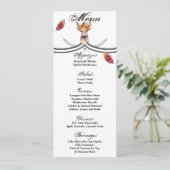 4x9.25 Menükarten Xsolid behielt ihre Form Einladung (Stehend Vorderseite)