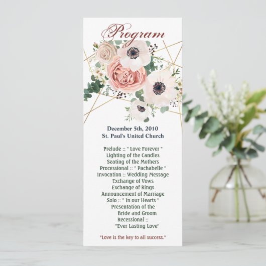 4x9.25 Programm Karten Geometrische Gartengarten R (Stehend Vorderseite)