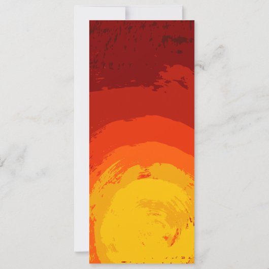 4x9.25 Programmkarten African Safari Giraffe Sun Einladung (Rückseite)