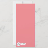 4x9.25 Programmkarten Bohemische Kaktus Succulents Einladung (Rückseite)