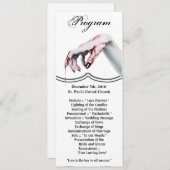4x9,25 Programmkarten bvzombie blutblutleder vampi Einladung (Vorne/Hinten)
