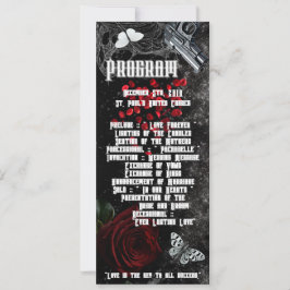 4x9.25 Programmkarten, die auf Zade-Wiesen warten Einladung