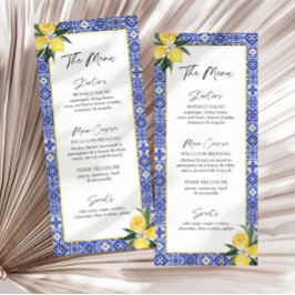 4x9" Amalfi Italienisches Brautparty "Blue Tile"