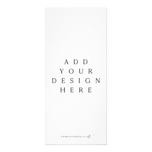 4x9" Business-Rack-Karte - Benutzerdefinierter Dru Werbekarte (Vorne)