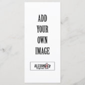 4x9" Flachkarte Menükarte (Rückseite)