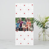 4x9 Foto Weihnachtskarte Feiertagskarte (Stehend Vorderseite)