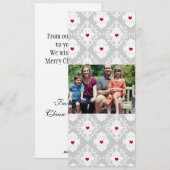 4x9 Foto Weihnachtskarte Feiertagskarte (Vorne/Hinten)