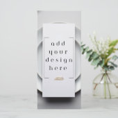 4x9" Menü oder Programm Benutzerdefinierter Entwur (Stehend Vorderseite)