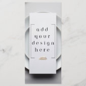 4x9" Menü oder Programm Benutzerdefinierter Entwur (Vorderseite)