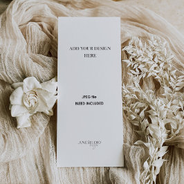 4x9" Menu or Program Printing Menükarte