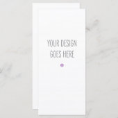 4x9 Menü/Programmvorlage Menükarte (Vorne/Hinten)