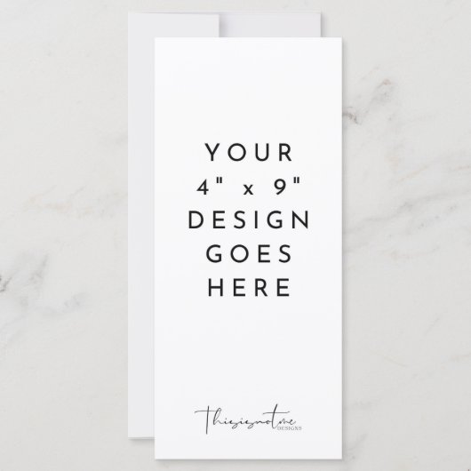 4x9" Vorlage für das Programmmenü (Vorderseite)