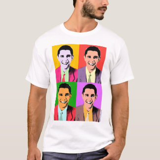 4x Barack Obama - Pop-Kunst-T - Shirt