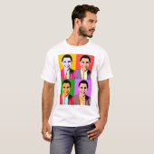 4x Barack Obama - Pop-Kunst-T - Shirt (Vorne ganz)