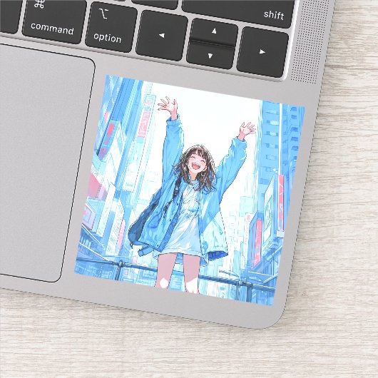 5万人達成記念シール seal|寿司娘 GenerativeAI Aufkleber (Detail)