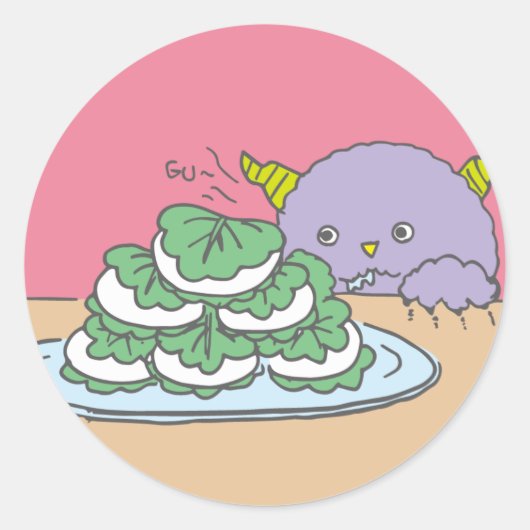 5月モンスターシール。 RUNDER AUFKLEBER (Vorderseite)