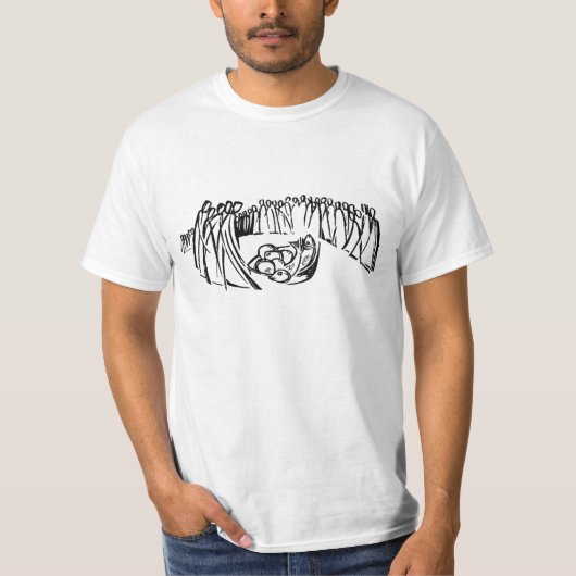 5000 fütterte T - Shirt (Vorderseite)