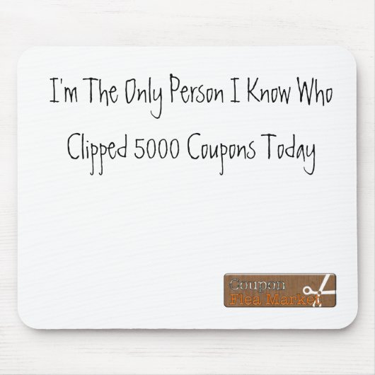 5000 Kupon-Mausunterlage Mousepad (Vorne)