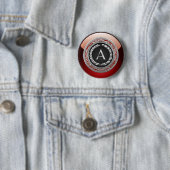 [500] "A" Vintage Silber-Monogramm Button (Beispiel)