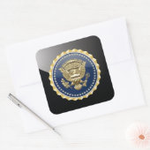 [500] Abzeichen des Präsidenten [PSB] Quadratischer Aufkleber (Umschlag)