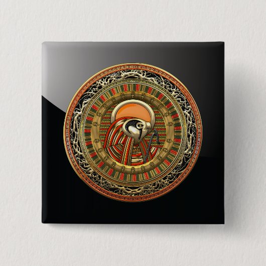 [500] Ägyptischer Sonnengott Ra Button (Vorderseite)