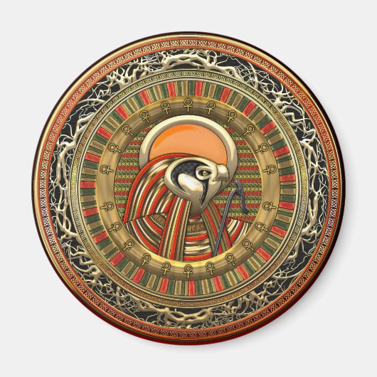 [500] Ägyptischer Sonnengott Ra Magnet (Vorne)