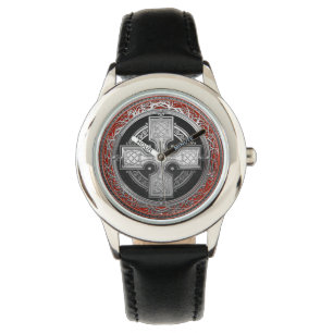 [500] Altes keltisches heiliges silbernes Armbanduhr