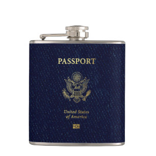 [500] American Passport Cover Flachmann