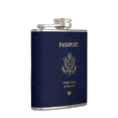 [500] American Passport Cover Flachmann (Rechts)