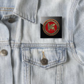 [500] Assyrian Winged Bull - Gold Lamassu Button (Beispiel)
