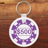 $500 Casino Chip Schlüsselanhänger (Vorderseite)