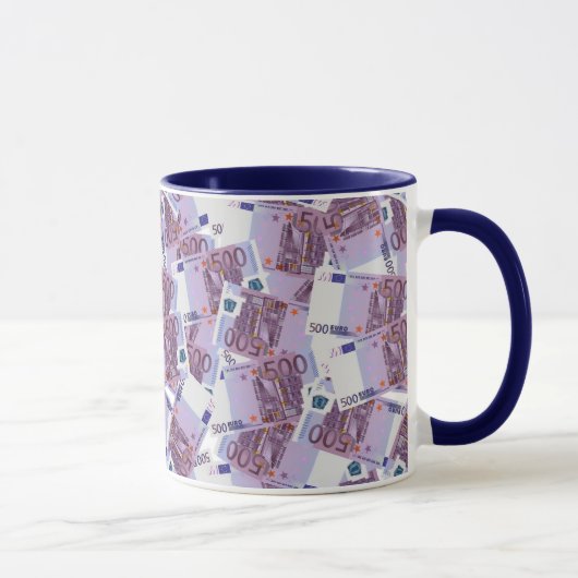 500 Euro Banknoten-Tasse Tasse (Rechts)