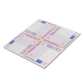 500 Euro-Muster Fliese (Seite)