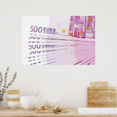 500 Euro Poster (Küche)