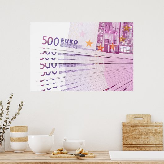 500 Euro Poster (Küche)