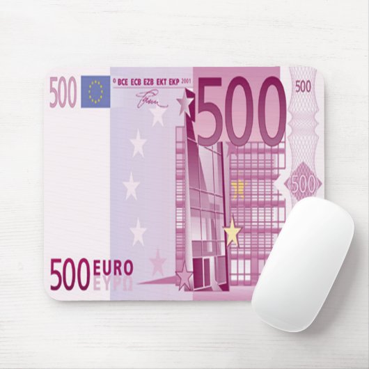 500-Euro - Schein Mausunterlage Mousepad (Mit Mouse)