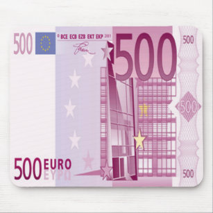 500-Euro - Schein Mausunterlage Mousepad