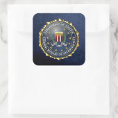 [500] FBI Special Edition Quadratischer Aufkleber (Tasche)
