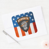 [500] Forward Observer (FIST) [Patch] Quadratischer Aufkleber (Umschlag)