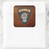 [500] Forward Observer (FIST) [Patch] Quadratischer Aufkleber (Tasche)