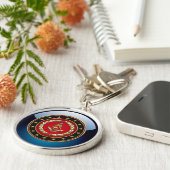 [500] Freimaurerquadrat und Kompassse [3. Grad] Schlüsselanhänger (Seite)