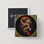 [500] Goldener chinesischer Drache Fucanglong Button (Vorne & Hinten)