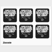 500. Jubiläumsreformation Luther Quote Sticker (Blatt)