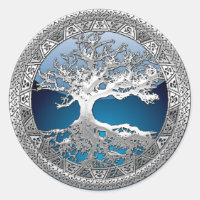 [500] Keltischer Baum des Lebens [Silber]
